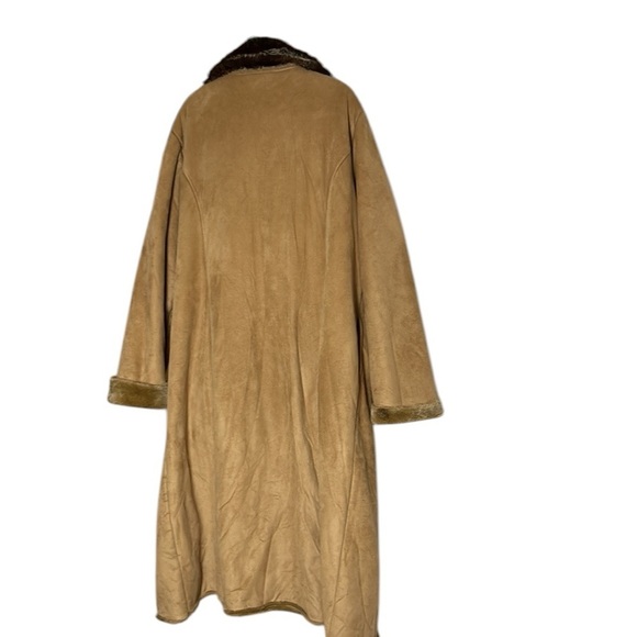 Y2K ,Penny Lane,faux fur coat,very heavy,winter PTP 28”,4X,maxi,Yellowstone,Beth - Picture 5 of 16